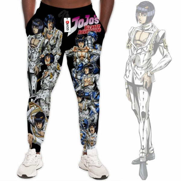 Bruno Bucciarati Sweatpants Custom Anime JJBAs Jogger Pants Merch 1