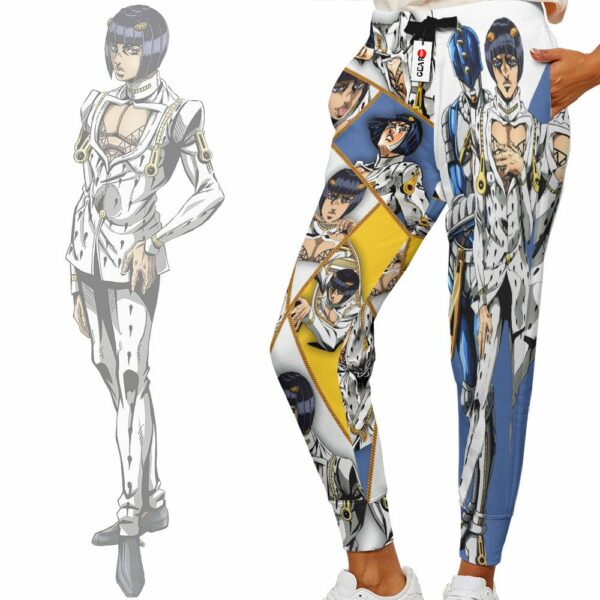 Bruno Bucciarati Sweatpants Custom Anime JJBAs Joggers Merch 2