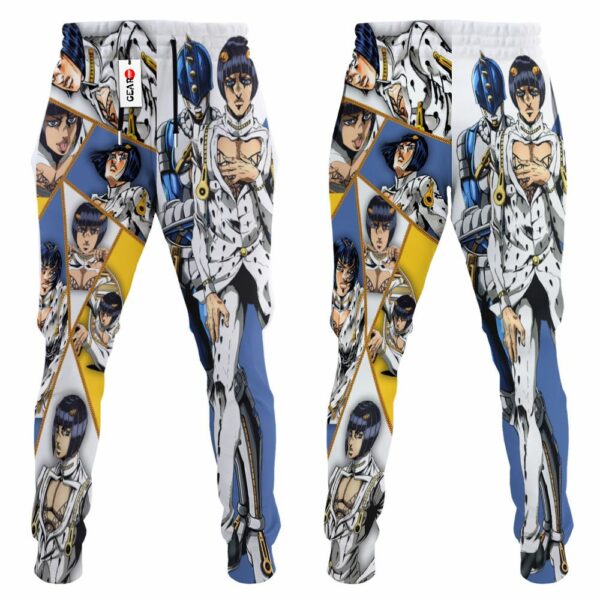 Bruno Bucciarati Sweatpants Custom Anime JJBAs Joggers Merch 4