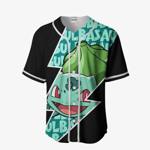 Bulbasaur Jersey Shirt Custom Pokemon Anime Merch Clothes for Otaku 2