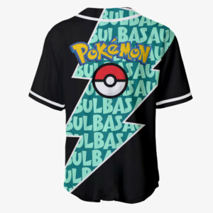 Bulbasaur Jersey Shirt Custom Pokemon Anime Merch Clothes for Otaku 5