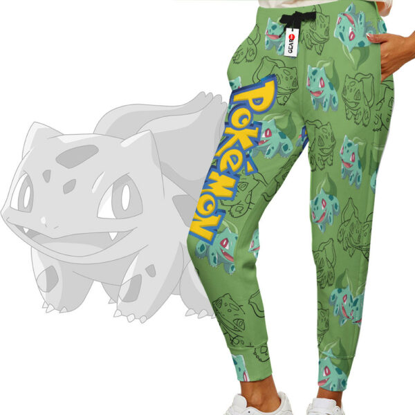 Bulbasaur Joggers Custom Anime Pokemon Sweatpants for Otaku 2