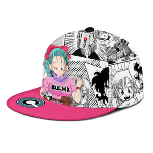 Bulma Snapback Hat Custom Dragon Ball Anime Hat Mix Manga 6