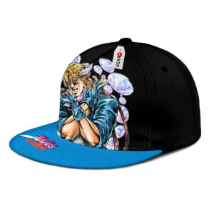 Caesar Anthonio Zeppeli Snapback Hat Custom JJBA Anime Hat for Otaku 6