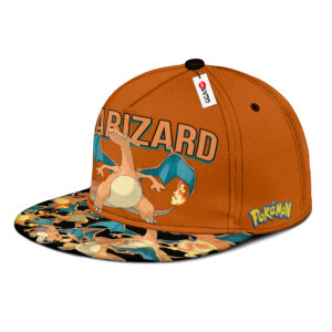 Charizard Snapback Hat Custom Pokemon Anime Hat Gift For Otaku 6