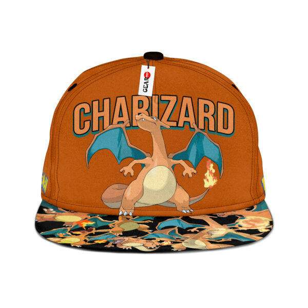 Charizard Snapback Hat Custom Pokemon Anime Hat Gift For Otaku 1