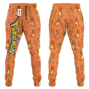 Charmander Joggers Custom Anime Pokemon Sweatpants For Otaku 7