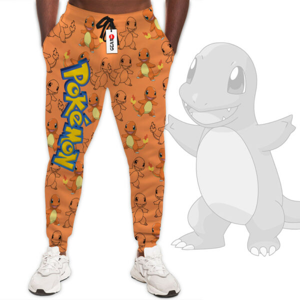 Charmander Joggers Custom Anime Pokemon Sweatpants For Otaku 1