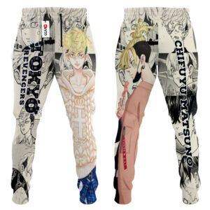 Chifuyu Matsuno Joggers Custom Anime Tokyo Revengers Sweatpants Mix Manga 7