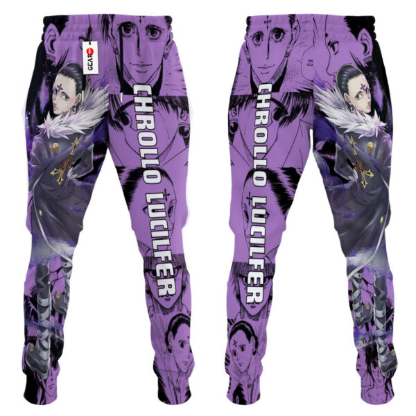 Chrollo Lucilfer Joggers Custom Anime HxH Sweatpants Mix Manga 3