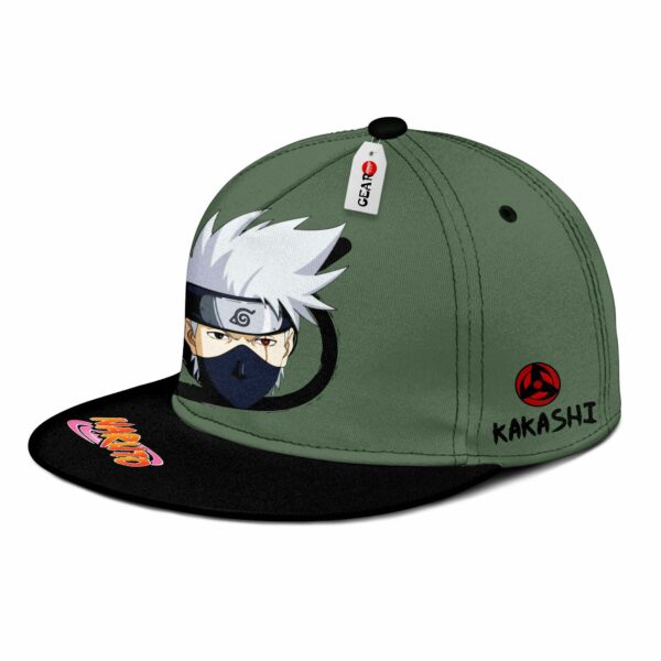 Cool Kakashi Snapback Hat Custom NRT Anime Hat 2