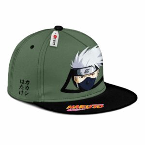 Cool Kakashi Snapback Hat Custom NRT Anime Hat 6