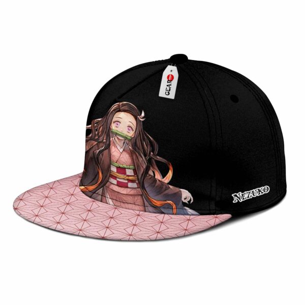 Cute Nezuko Cap Hat Anime Kimetsu Snapback 2