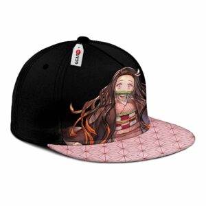 Cute Nezuko Cap Hat Anime Kimetsu Snapback 6