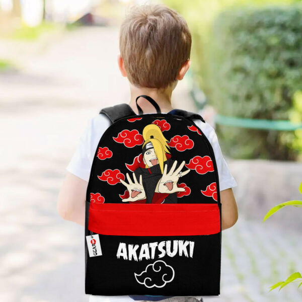 Deidara Backpack Akatsuki Custom NRT Anime Bag for Otaku 3