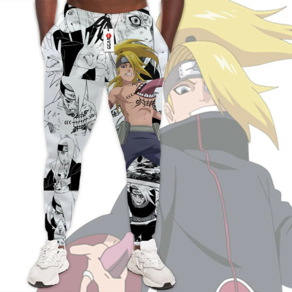 Deidara Custom NRT Anime Jogger Pants Merch Manga Style 1