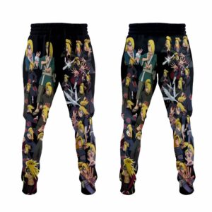 Deidara Jogger Pants Fleece Custom NRT Characters Anime Sweatpant 7