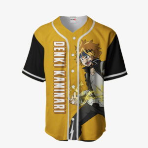 Denki Kaminari Jersey Shirt Custom My Hero Academia Anime Merch Clothes 4