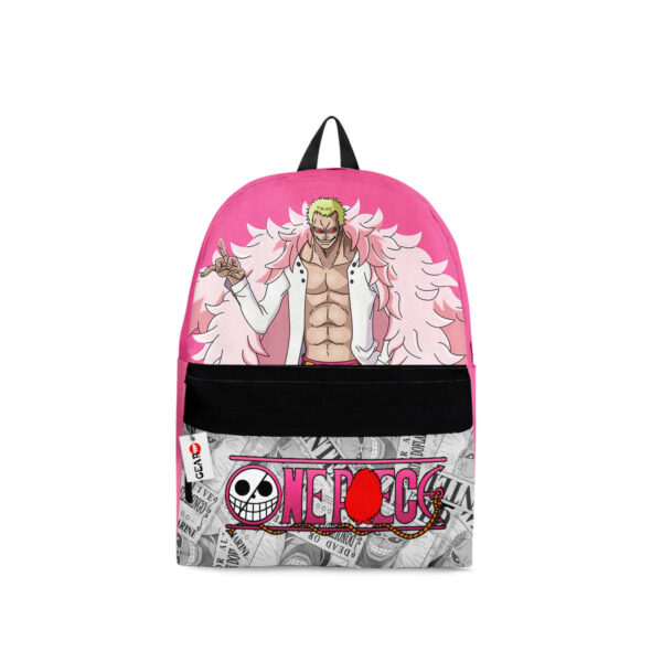 Donquixote Doflamingo Backpack Custom OP Anime Bag for Otaku 1