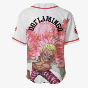 Donquixote Doflamingo Jersey Shirt One Piece Custom Anime Merch Clothes for Otaku 5