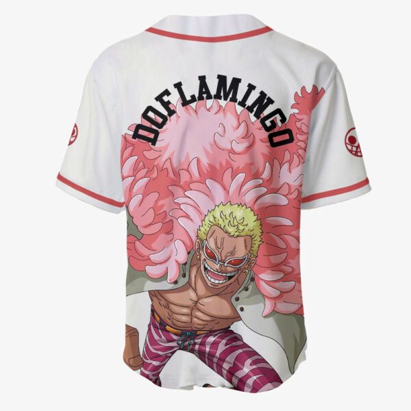 Donquixote Doflamingo Jersey Shirt One Piece Custom Anime Merch Clothes for Otaku 3