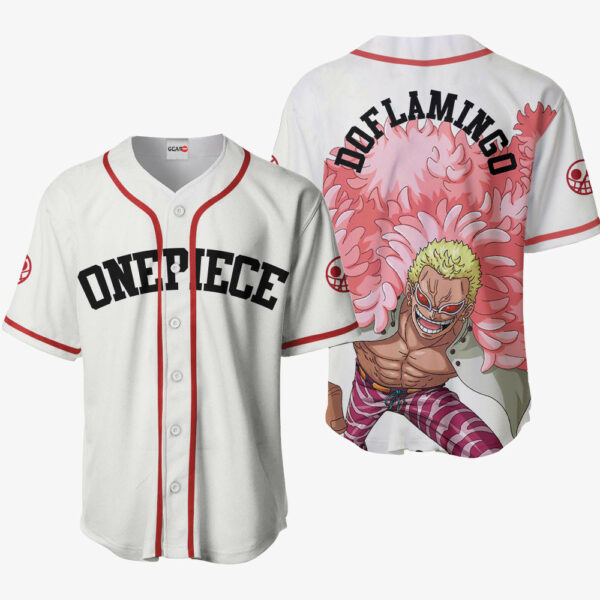 Donquixote Doflamingo Jersey Shirt One Piece Custom Anime Merch Clothes for Otaku 1
