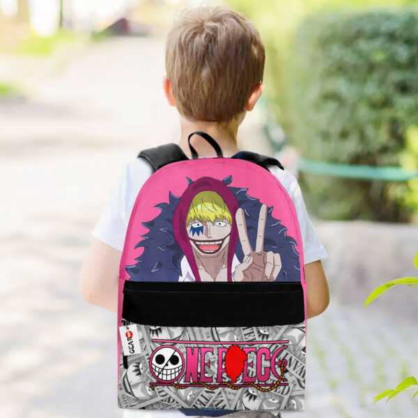 Donquixote Rosinante Backpack Custom OP Anime Bag for Otaku 3