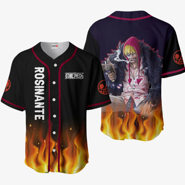 Donquixote Rosinante Jersey Shirt Custom OP Anime Merch Clothes for Otaku 1