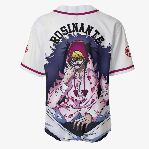 Donquixote Rosinante Jersey Shirt One Piece Custom Anime Merch Clothes for Otaku 3