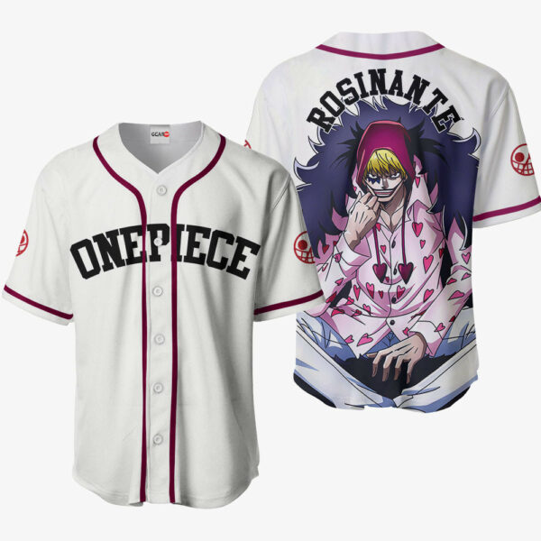 Donquixote Rosinante Jersey Shirt One Piece Custom Anime Merch Clothes for Otaku 1