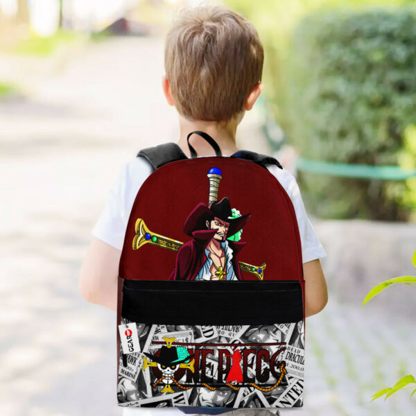 Dracule Mihawk Backpack Custom OP Anime Bag for Otaku 3