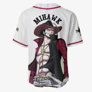 Dracule Mihawk Jersey Shirt One Piece Custom Anime Merch Clothes for Otaku 5