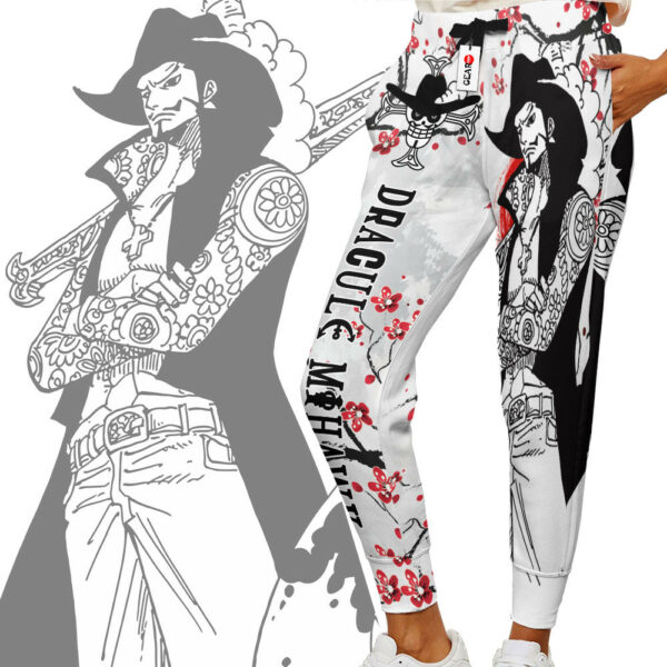 Dracule Mihawk Joggers Custom Anime One Piece Sweatpants Japan Style 2