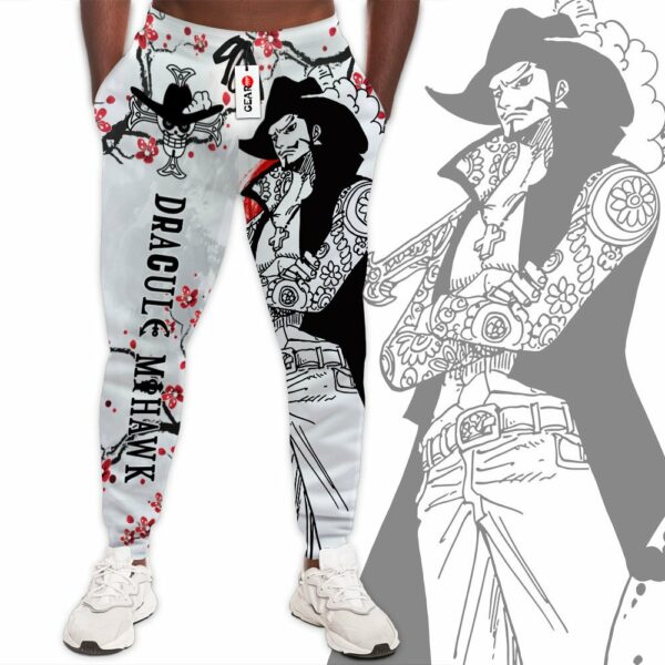Dracule Mihawk Joggers Custom Anime One Piece Sweatpants Japan Style 1