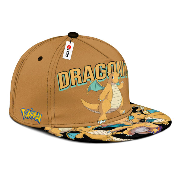 Dragonite Snapback Hat Custom Pokemon Anime Hat Gift For Otaku 2