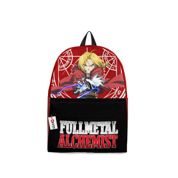 Edward Elric Backpack Custom Anime Fullmetal Alchemist Bag for Otaku 1