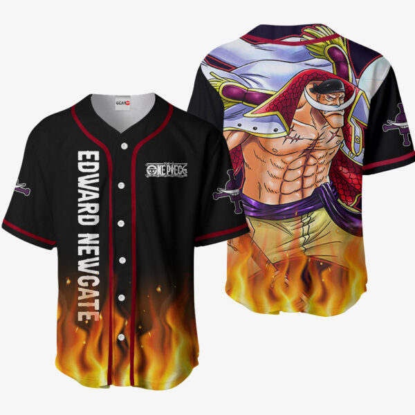 Edward Newgate Jersey Shirt Custom OP Anime Merch Clothes for Otaku 1