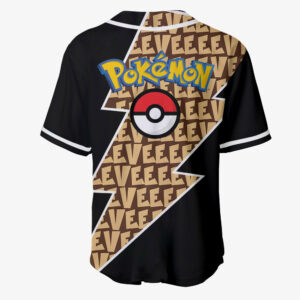 Eevee Jersey Shirt Custom Pokemon Anime Merch Clothes for Otaku 5