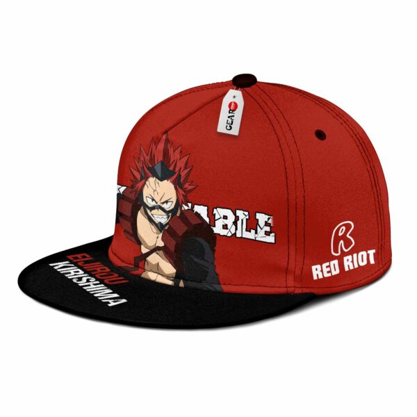 Eijiro Kirishima Hat Cap Red Riot My Hero Academia Anime Snapback Hat 2