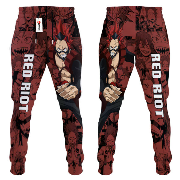 Eijiro Kirishima Joggers Custom Anime My Hero Academia Sweatpants Mix Manga 3