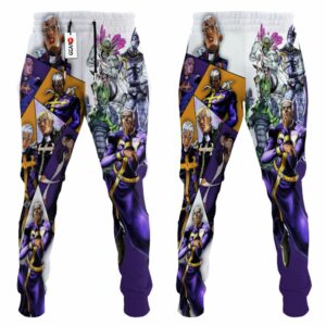 Enrico Pucci Sweatpants Custom Anime JJBAs Jogger Pants Merch 7