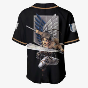 Eren Yeager Jersey Shirt Custom Attack On Titan Anime Merch Clothes 5