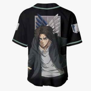 Eren Yeager Jersey Shirt Custom Attack On Titan Final Anime Merch Clothes 5