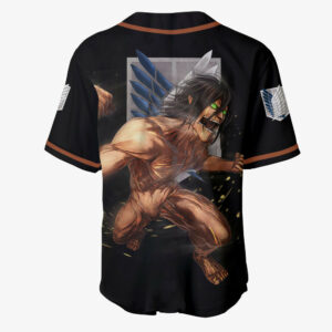 Eren Yeager Titan Jersey Shirt Custom Attack On Titan Anime Merch Clothes 5