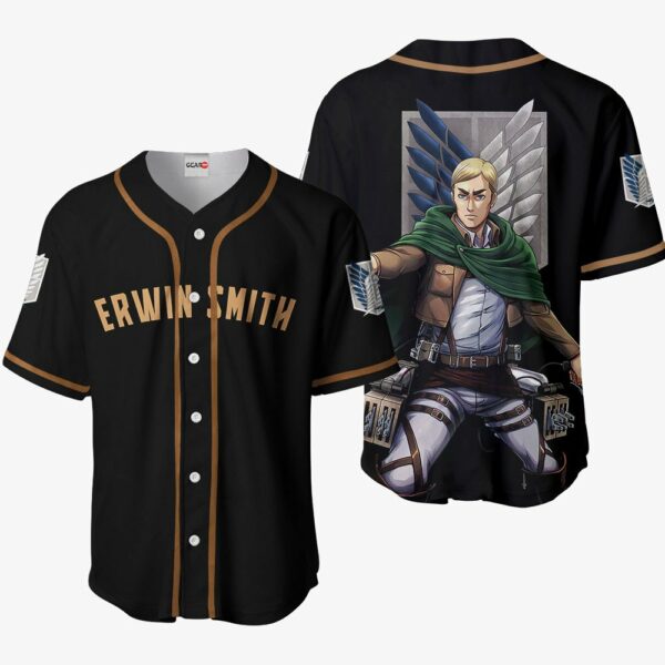 Erwin Smith Jersey Shirt Custom Attack On Titan Anime Merch Clothes 1