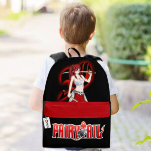 Erza Scarlet Backpack Custom Fairy Tail Anime Bag for Otaku 5