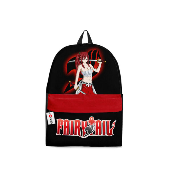 Erza Scarlet Backpack Custom Fairy Tail Anime Bag for Otaku 1