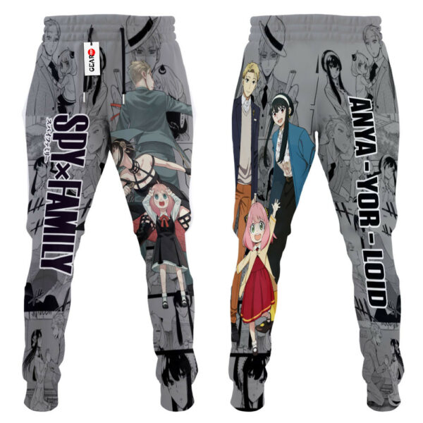 Forger Family Joggers Custom Anime Spy x Family Sweatpants Mix Manga 4