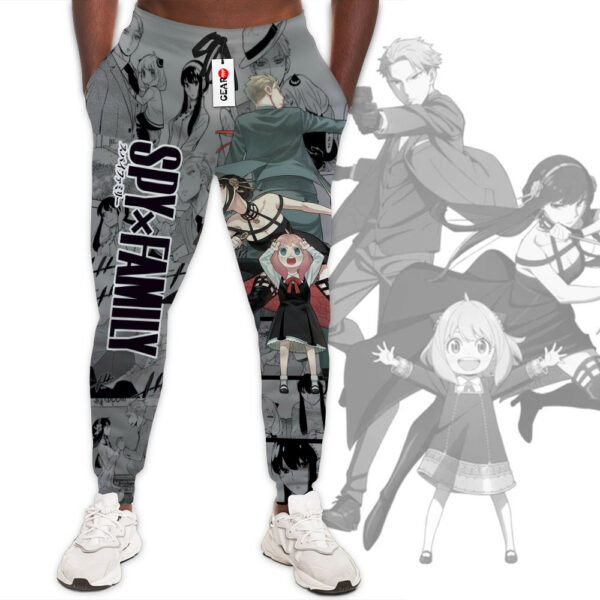 Forger Family Joggers Custom Anime Spy x Family Sweatpants Mix Manga 1