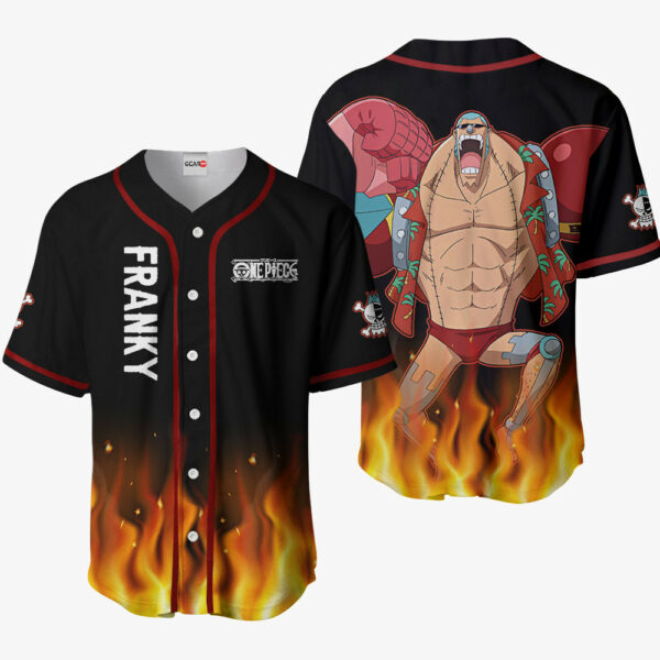 Franky Jersey Shirt Custom OP Anime Merch Clothes 1